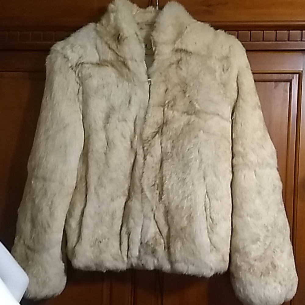 Elam REAL rabbit fur jacket